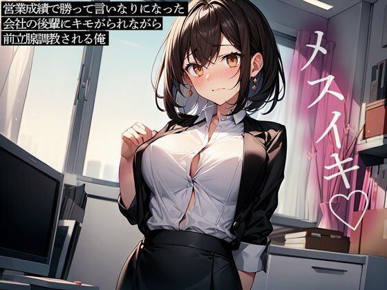 営業成績で勝って言いなりになった会社の後輩にキモがられながら前立腺調教される俺