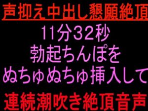 声抑え中出し懇願絶頂11分32秒 〜勃起ちんぽをぬちゅぬちゅ挿入して連続潮吹き絶頂音声〜